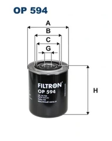 Фільтр масляний ДВЗ OP594 FILTRON