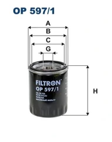 Фільтр масляний OP5971 FILTRON