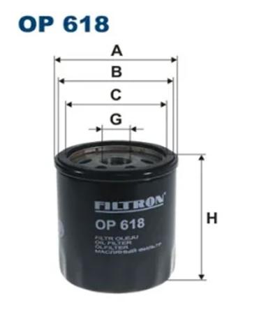 Маслофільтр OP618 FILTRON