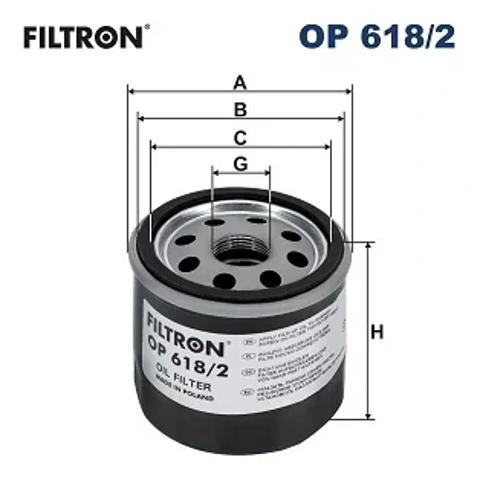 Маслофільтр OP6182 FILTRON