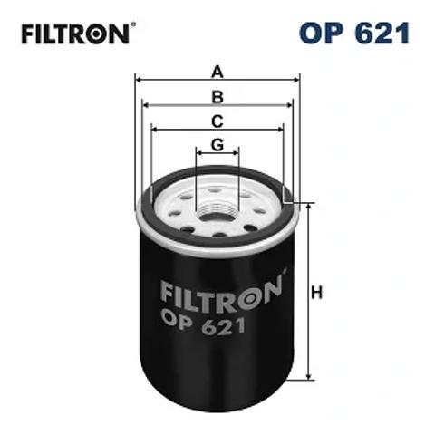 Масляний фільтр двигуна OP621 FILTRON
