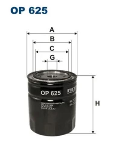 Маслофільтр OP625 FILTRON