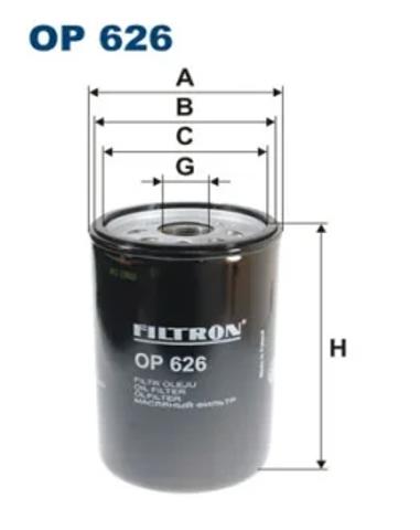 Фільтр масла OP626 FILTRON