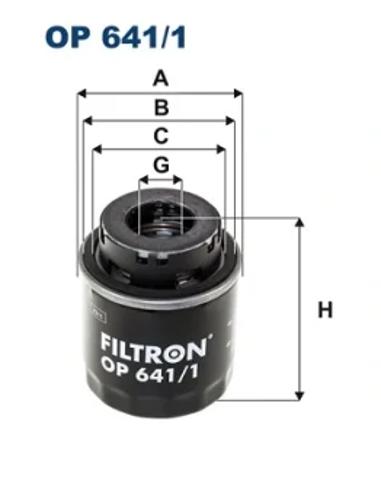 Фільтр масла OP6411 FILTRON