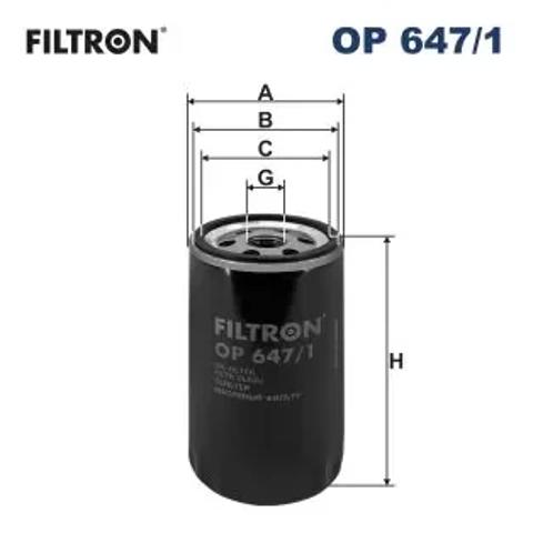 Фільтр масла OP6471 FILTRON