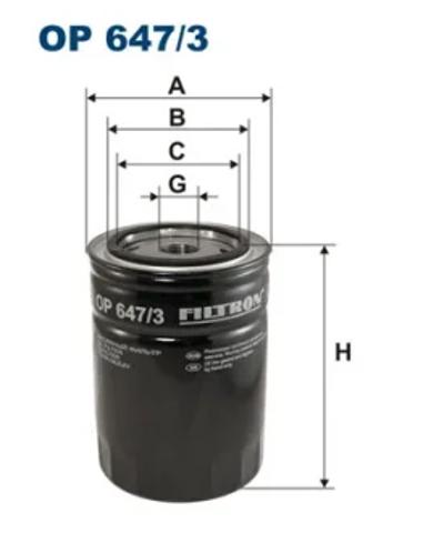 Фільтр гідравлічної системи OP6473 FILTRON