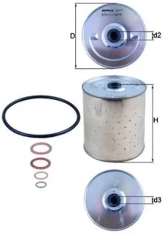Фільтр масляний OX85D MAHLE