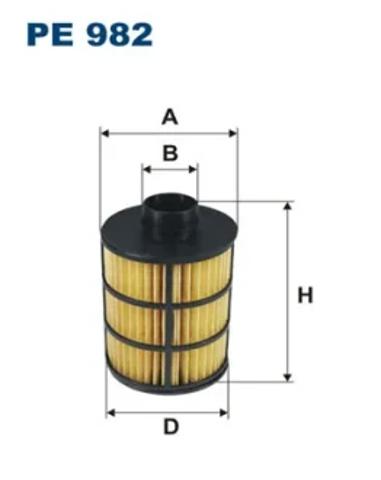 Фільтр тонкого очищення палива PE982 FILTRON