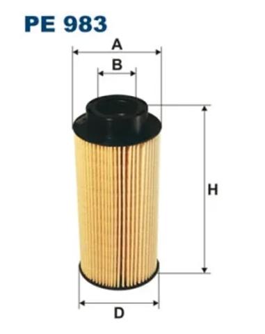 Фільтр тонкого очищення палива PE983 FILTRON