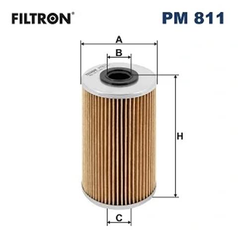 Фільтр тонкого очищення палива PM811 FILTRON
