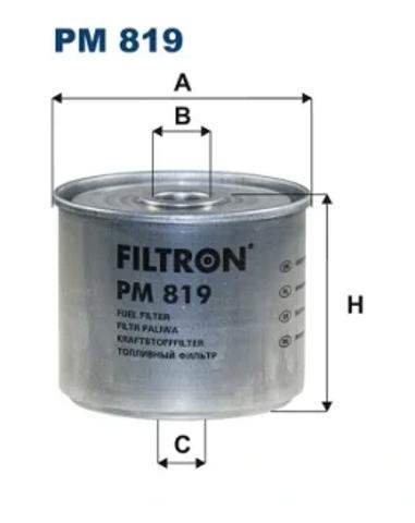 Фільтр тонкого очищення палива PM819 FILTRON