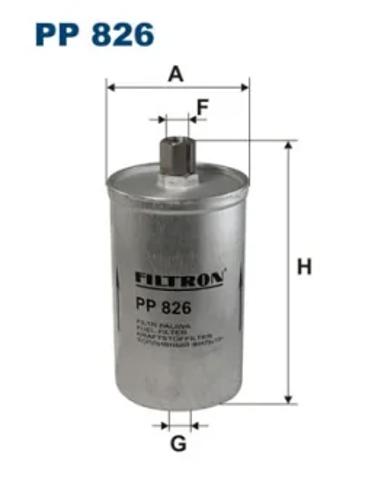 Фільтр тонкого очищення палива PP826 FILTRON