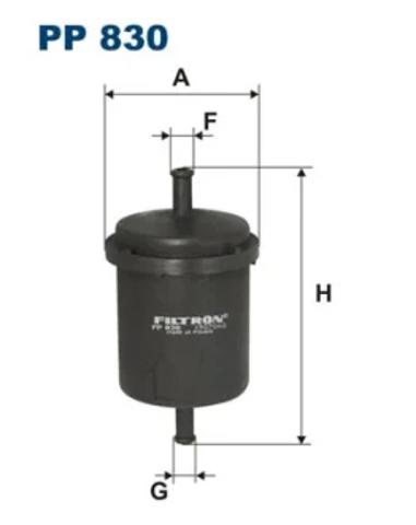 Фільтр паливний PP830 FILTRON
