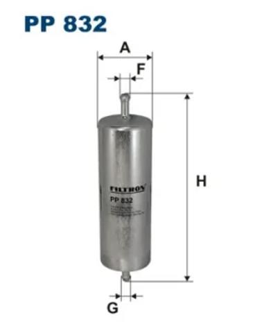 Фільтр паливний PP832 FILTRON