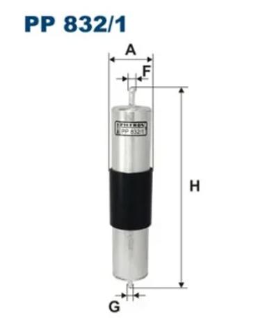 Фільтр паливний PP8321 FILTRON