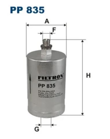 Фільтр-відстійник палива грубої очистки PP835 FILTRON