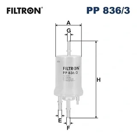 Фільтр паливний PP8363 FILTRON