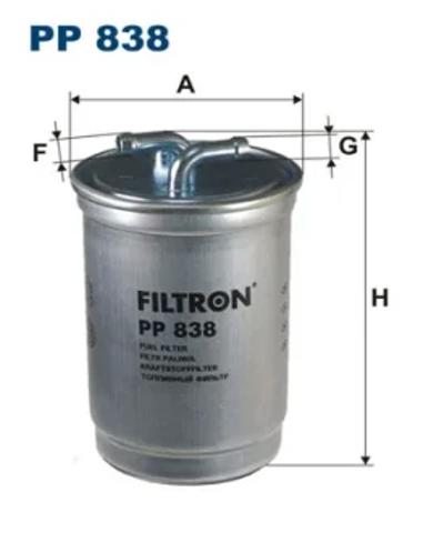 Фільтр палива PP838 FILTRON