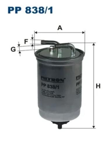 Фільтр паливний PP8381 FILTRON