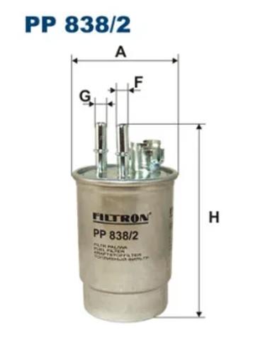 Фільтр тонкого очищення палива PP8382 FILTRON