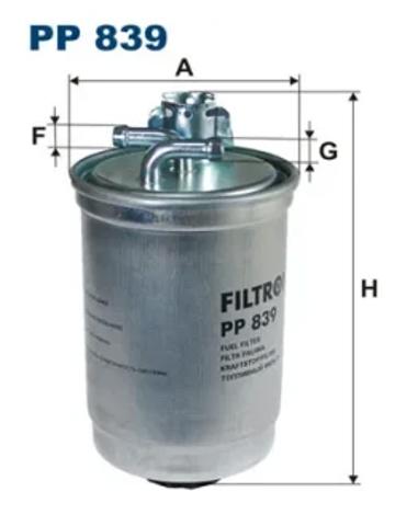 Фільтр палива PP839 FILTRON