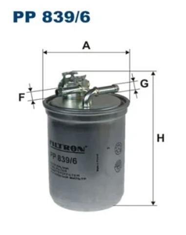Фільтр паливний PP8396 FILTRON
