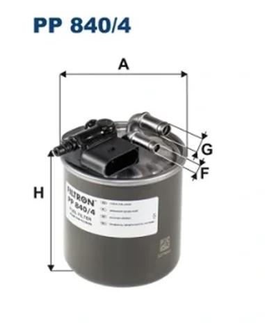 Фільтр паливний PP8404 FILTRON