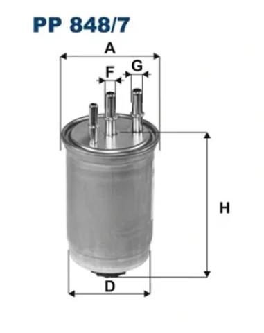 Фільтр паливний PP8487 FILTRON