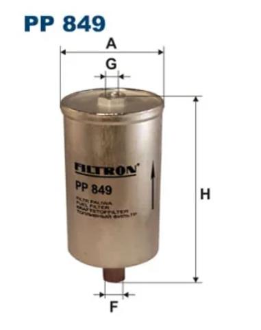 Фільтр паливний PP849 FILTRON
