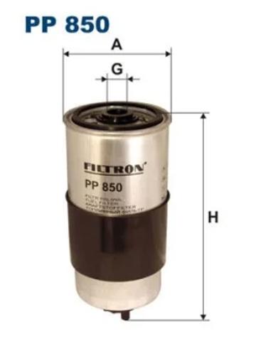 Фільтр паливний PP850 FILTRON