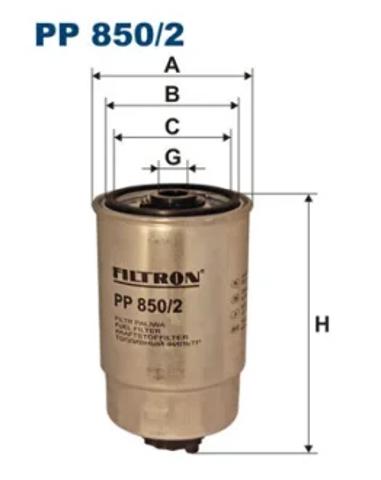 Фільтр паливний PP8502 FILTRON