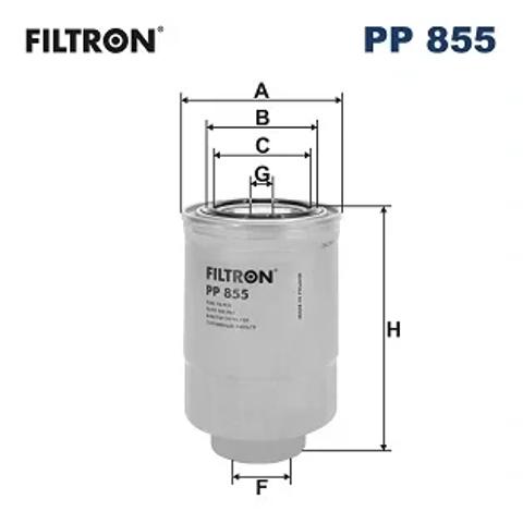 Фільтр-відстійник палива грубої очистки PP855 FILTRON