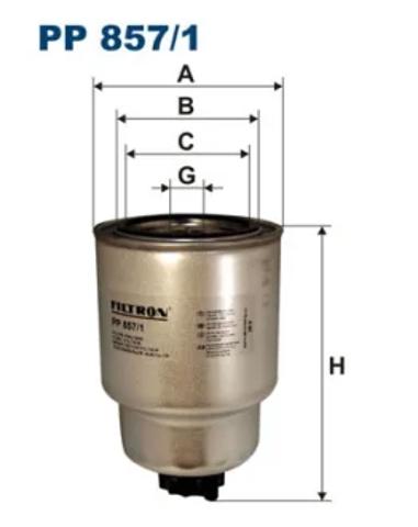 Фільтр паливний PP8571 FILTRON