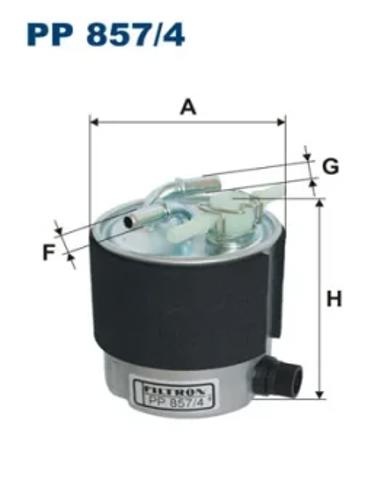 Фільтр паливний PP8574 FILTRON