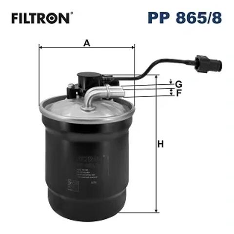 Фільтр тонкого очищення палива PP8658 FILTRON