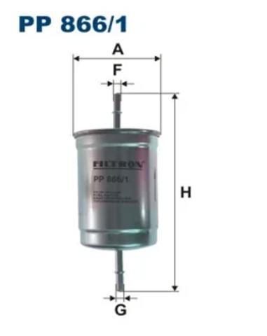 Фільтр тонкого очищення палива PP8661 FILTRON