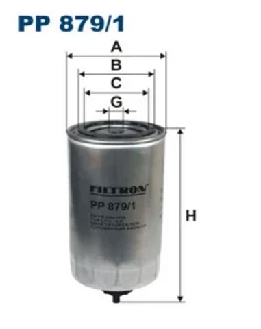 Фільтр палива PP8791 FILTRON