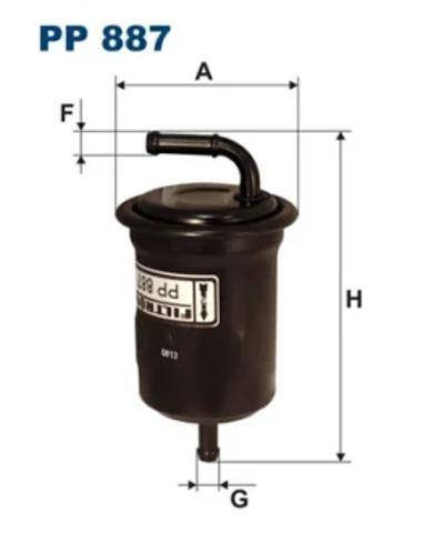 Фільтр тонкого очищення палива PP887 FILTRON
