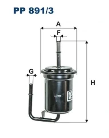 Фільтр тонкого очищення палива PP8913 FILTRON