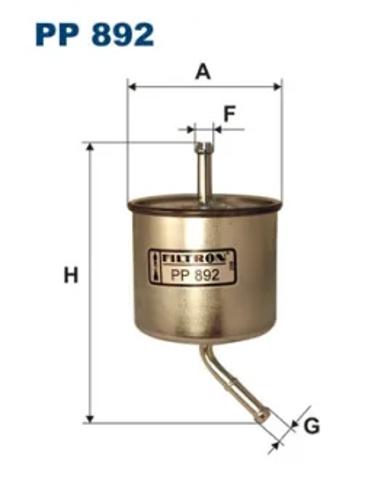 Фільтр палива PP892 FILTRON