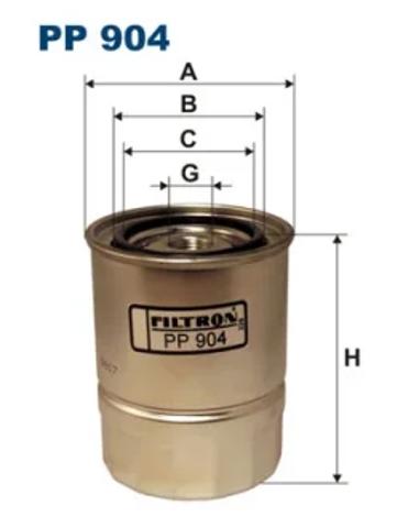 Фільтр палива PP904 FILTRON