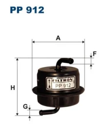 Фільтр паливний PP912 FILTRON