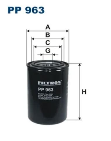 Фільтр паливний PP963 FILTRON
