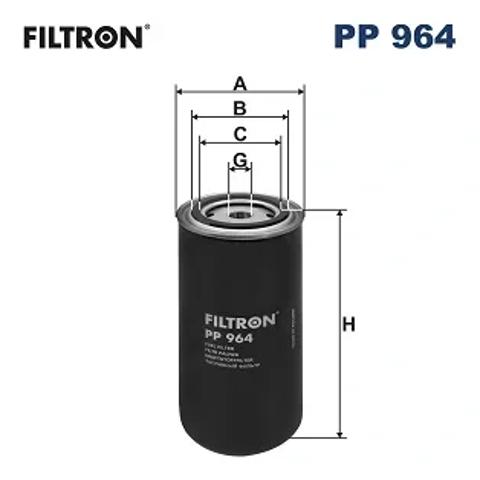 Фільтр-відстійник палива грубої очистки PP964 FILTRON