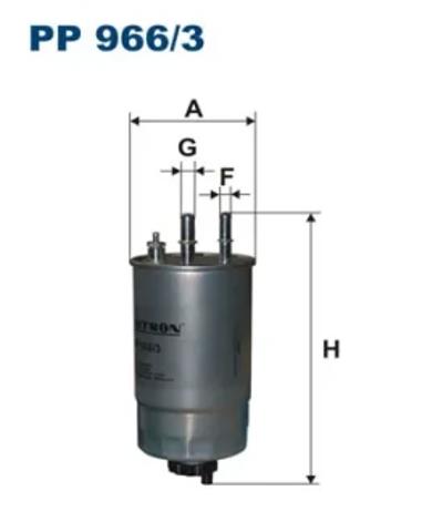 Фільтр паливний PP9663 FILTRON
