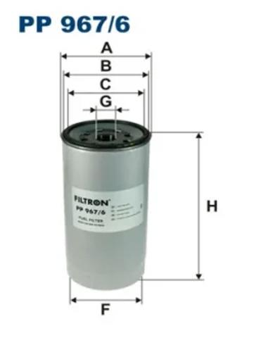 Фільтр паливний PP9676 FILTRON