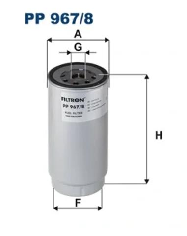 Фільтр паливний PP9678 FILTRON