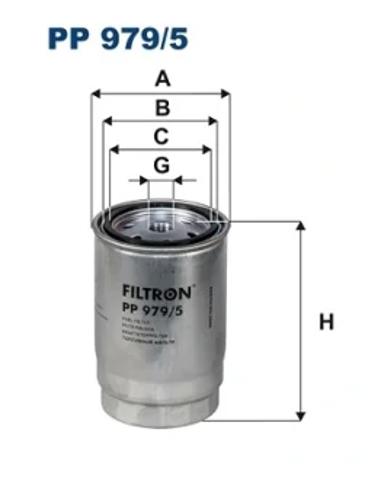 Фільтр тонкого очищення палива PP9795 FILTRON