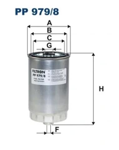 Фільтр паливний PP9798 FILTRON