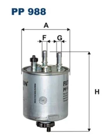 Фільтр палива PP988 FILTRON